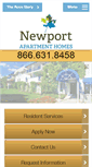 Mobile Screenshot of newport-apartments.com